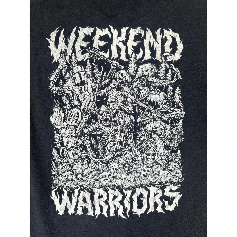 Lurking Class by Sketchy Tank Mens Large Black Weekend Warriors Graphic T-Shirt